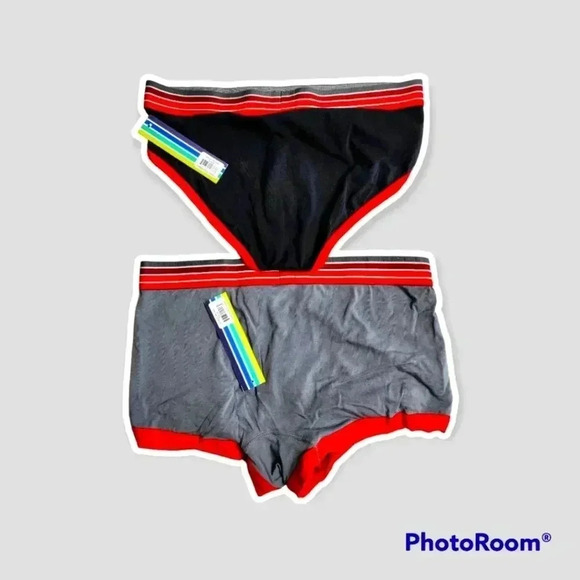 DKNY Beach Stripe 2 pair. Size Large NWT - Picture 2 of 6